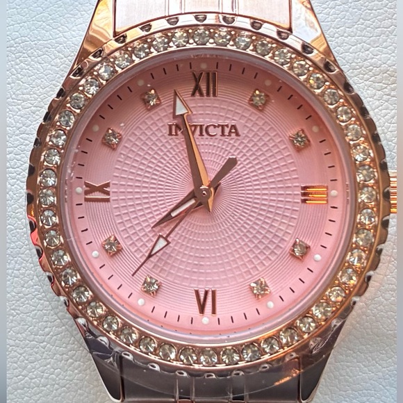 INVICTA Wildflower Women\'s Rose Gold Watch - 33mm, Pink Dial. main image 6